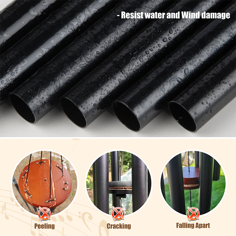 Personalized Memorial Wind Chime for Loss of Loved One 23.62 Inch Large Deep Tone Sympathy Chimes Mom Remembrance Gift