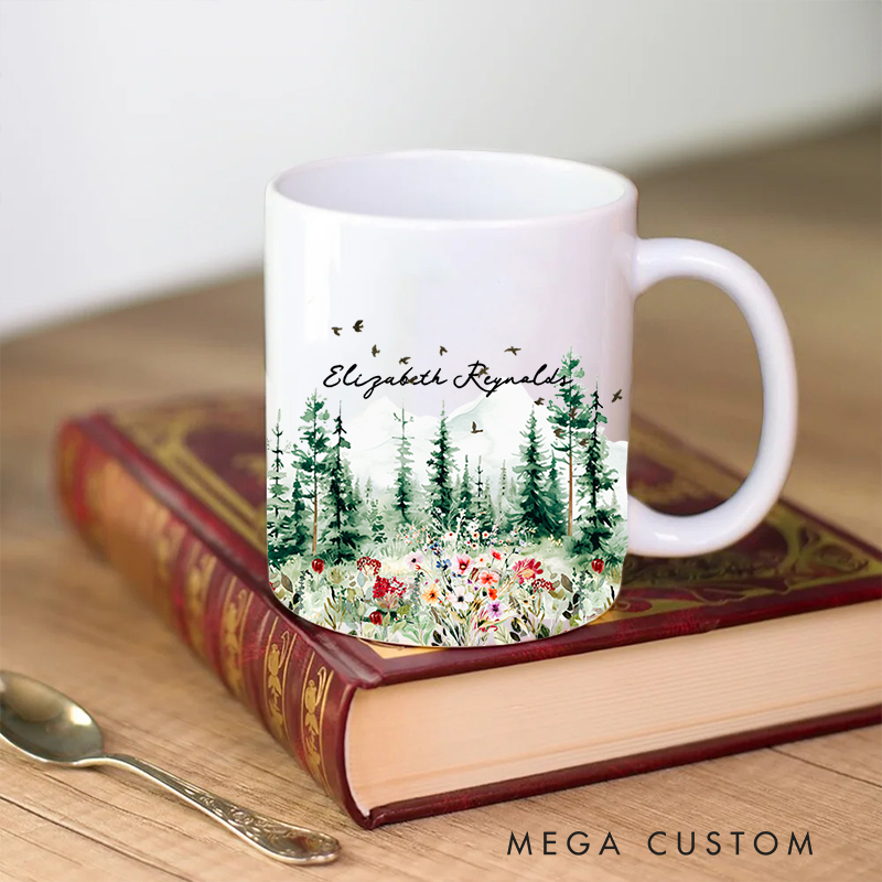 Personalized Give Me Jesus Ceramic Mug with Name Birthday Gift for Christian Positive Affirmation Religious Gift for Christian