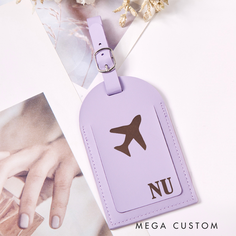 Personalized Traveling Leather Luggage Tags Gift for Traveling Lovers Travel Gift