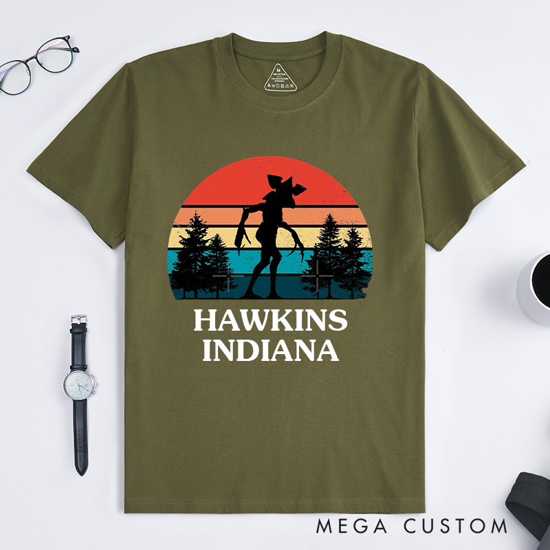 Personalized A Stranger Encounter T-Shirt Outdoors Hiking Camping Adventurers Lovers Shirt Gift for Travel 