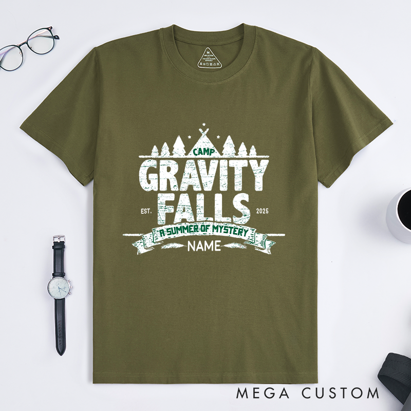 Personalized A Summer of Mystery T-Shirt Hiking Camping Travel Shirt Gift for Travel Mysterious Adventurers Lovers