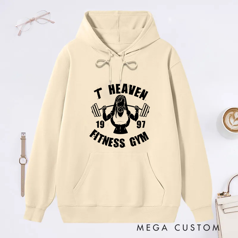 Personalized Gym Classic Hoodies with Inspiring Graphic for Fitness Enthusiasts Bodybuilders and Gym Lovers