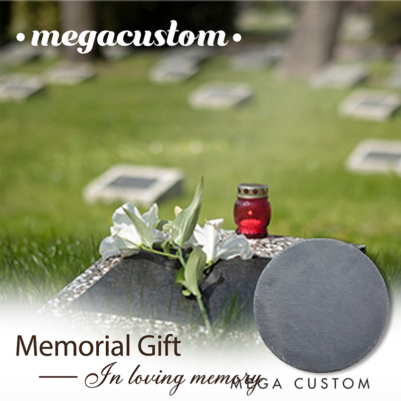Personalized Memorial Stone Sympathy Gift Real Slate Poem Keepsake Remembrance Bereavement Plaque in Memory of Loss of Loved One