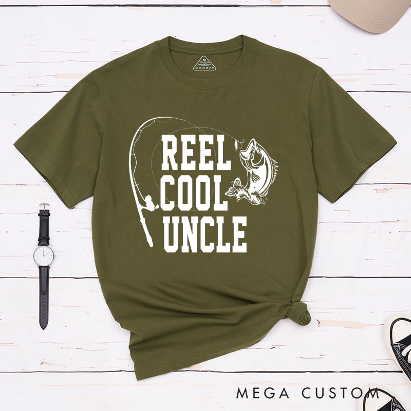 Personalized Reel Cool Fishing T Shirt Great Gift Perfect for Fishing Enthusiast