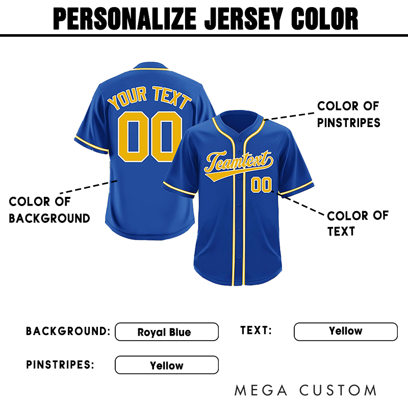  Personalized Athletic Baseball Jersey with Customizable Text and Number  