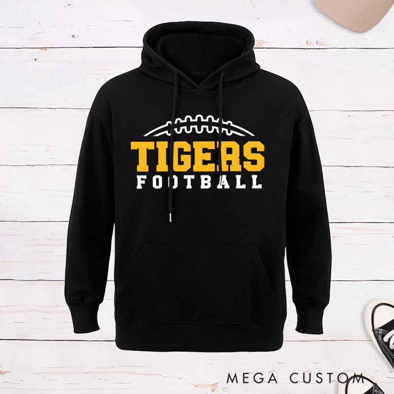 Personalized American Football Hoodie with Custom Your Team Name