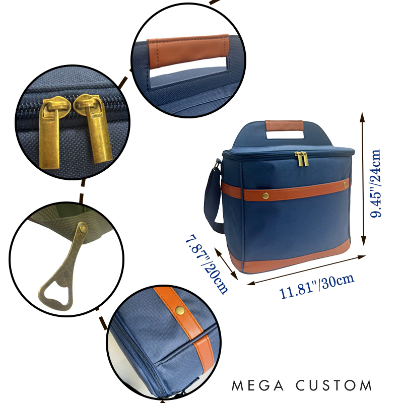 Personalized Golf Cooler Bag with Custom Initials and Stylish Design 