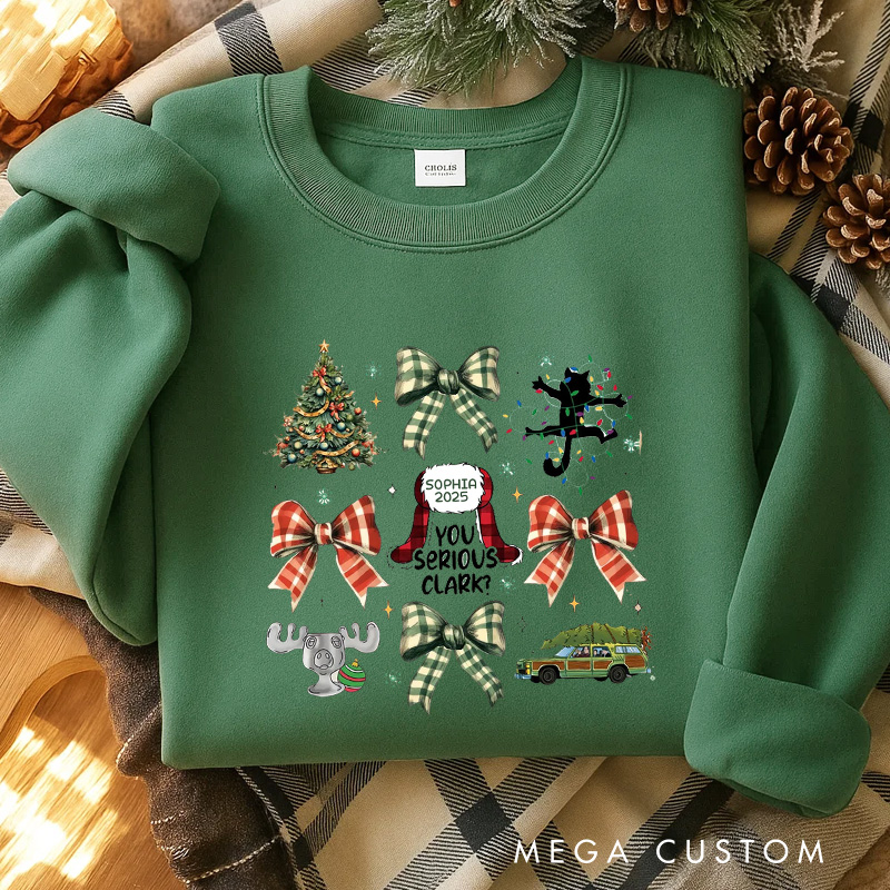 Personalized You Serious Christmas Movies Classic Sweatshirt Christmas Film Crewneck Movie Holiday Shirt