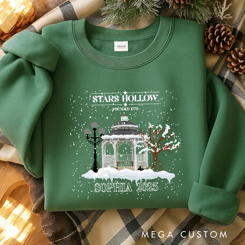 Personalized Hollow Movie Christmas Classic Sweatshirt Christmas Film Crewneck Movie Holiday Shirt