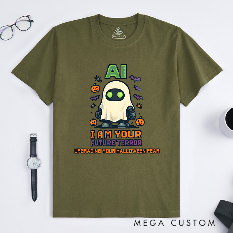 Personalized Geek Halloween T-Shirt Programmer Technology Computer Lover T-Shirt Gift for Geek