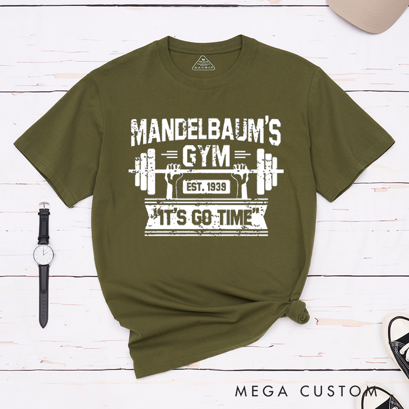 Personalized Vintage T-Shirt with Iconic Barbell and Motivational Theme for Fitness Enthusiasts Bodybuilders and Gym Lovers