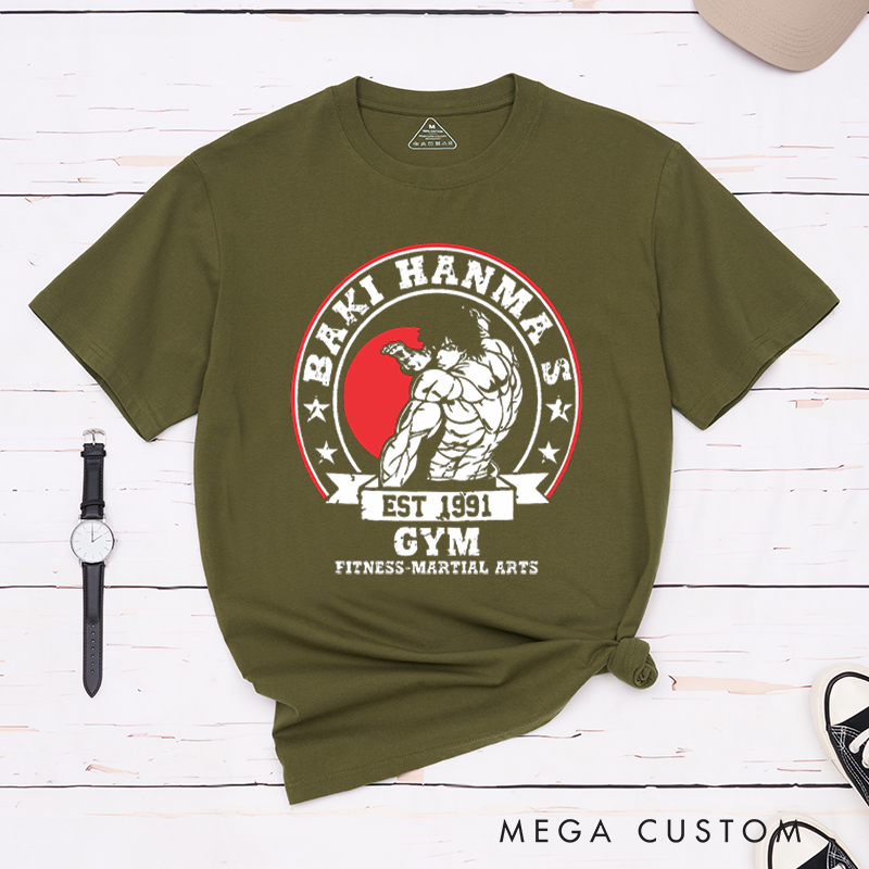 Personalized Martial Arts Fitness T-Shirt with Iconic Martial Artist Graphic for Fitness Enthusiasts Bodybuilders and Gym Lovers