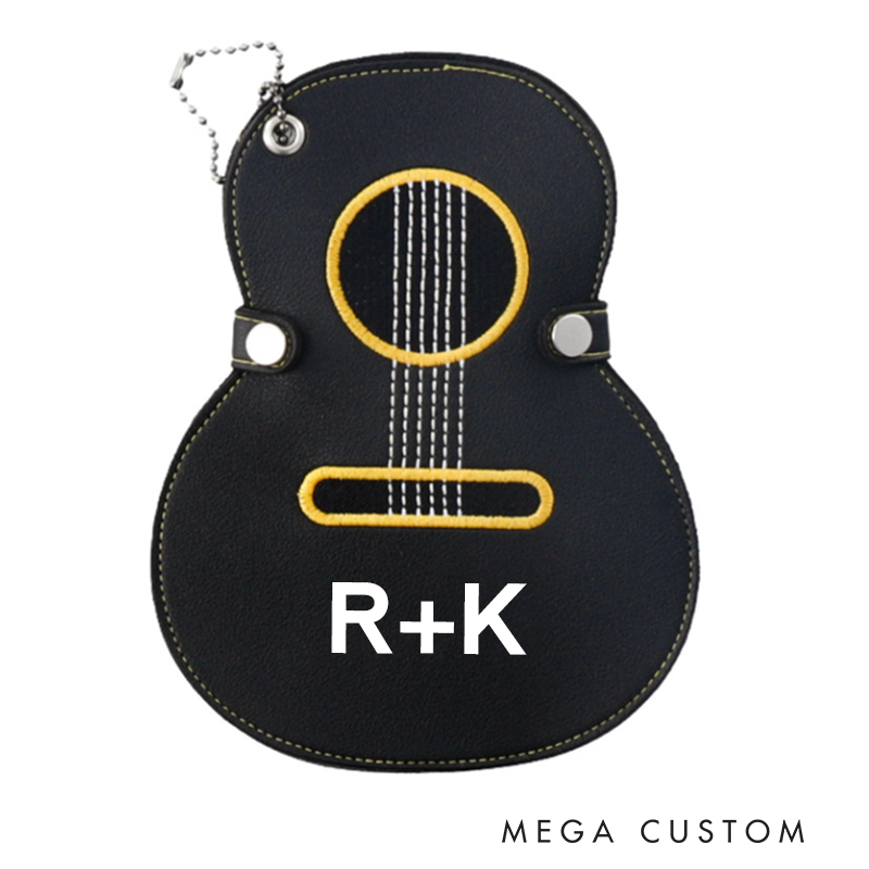 Personalized Leather Pick Bag Guitar Pick Leather Case Pick Storage Bag Gift for Music Lovers