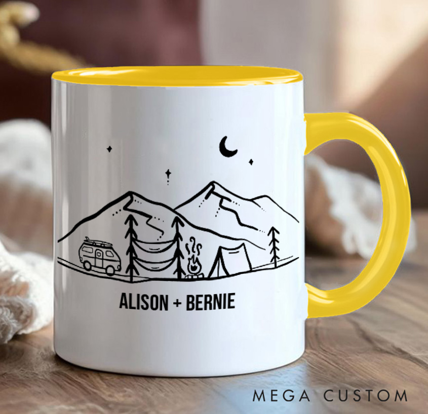 Personalized Camping Adventurers Hiking Mug Gift for Travel Outdoors Lovers