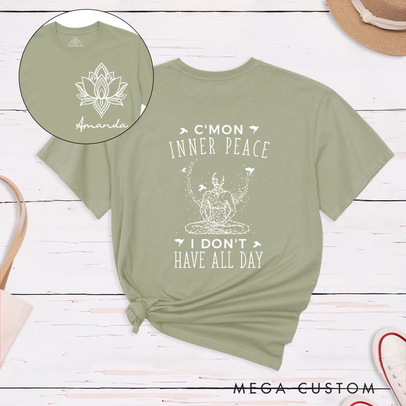 [Copy]Personalized Spiritual T-Shirt Meditation and Self-Love Design Yoga T-Shirt Perfect Gift for Yoga Lover and Meditation