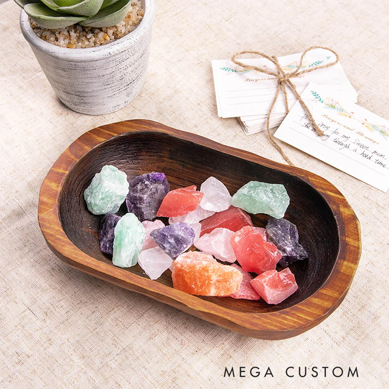 Personalized Cross Mini Prayer Bowl Dough Bowl with Bible Verse Home Decor Cross Religious Gifts Christian Gifts