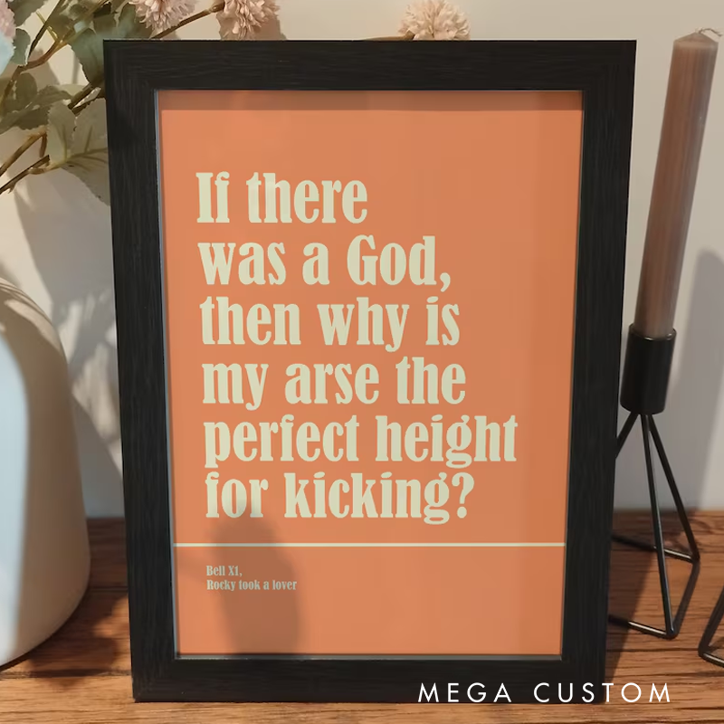 Personalized Song Lyric Print Without Frame Custom Music Lyric Wall Art