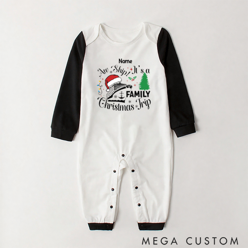 Personalized Family Christmas Pajamas for Creating Joyful Memories with the Adventure of a Christmas Trip