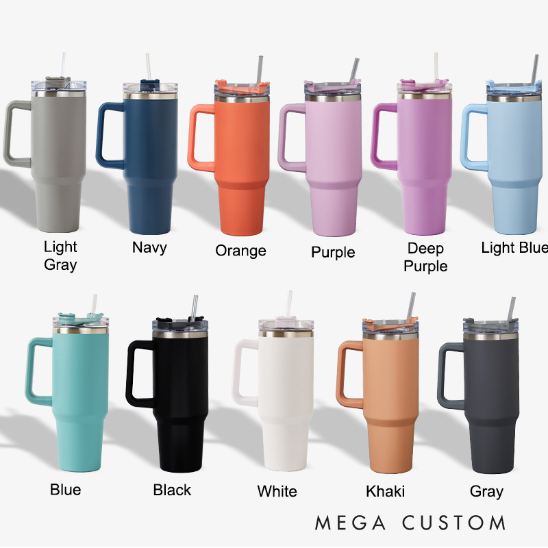Personalized Coffee and Jesus 40oz Tumbler with Custom Name with Handle and Straw Insulated Large Water Bottle Cup Christian Gift for Coffee Lover