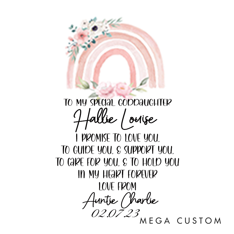 Personalized Faith Stuffed Bunny Plush Toy with Name Birthday Baptism Gift Christmas and First Communion Gift for Kids