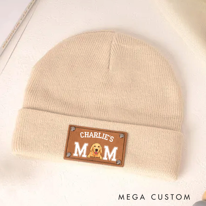 Personalized Mom and Dad Basic Baby Beanie