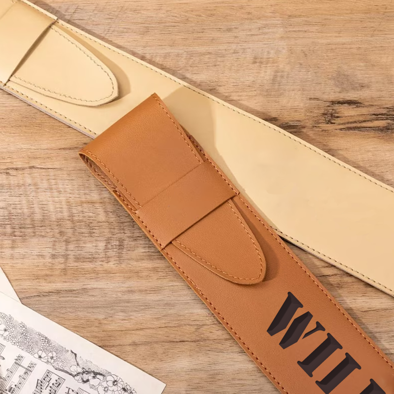 Personalized Leather Drumstick Bag Gift for Drummer and Musician Drumstick Holder Drum Stick Bag Drum Stick Holder