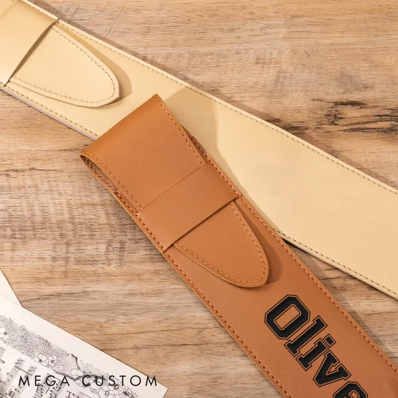 Personalized Drumstick Case Custom Leather Drumstick Bag Gift for Musician Drumstick Holder Custom Gift for Drummer Drumsticks Pouch