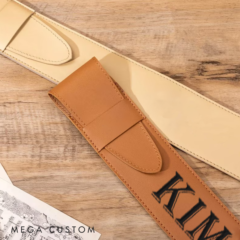 Personalized Leather Drumstick Holder Gift for Drummer and Musician Leather Drumstick Bag Custom Bag for Drumstick