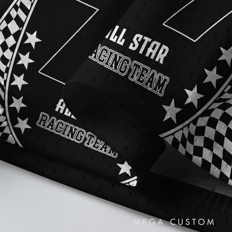 Personalized All Star Sports Jersey with Customizable Name and Number 