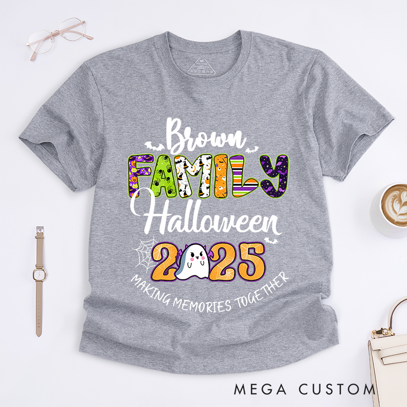Personalized Halloween Making Memories Together Classic T-Shirt Halloween Party Gift