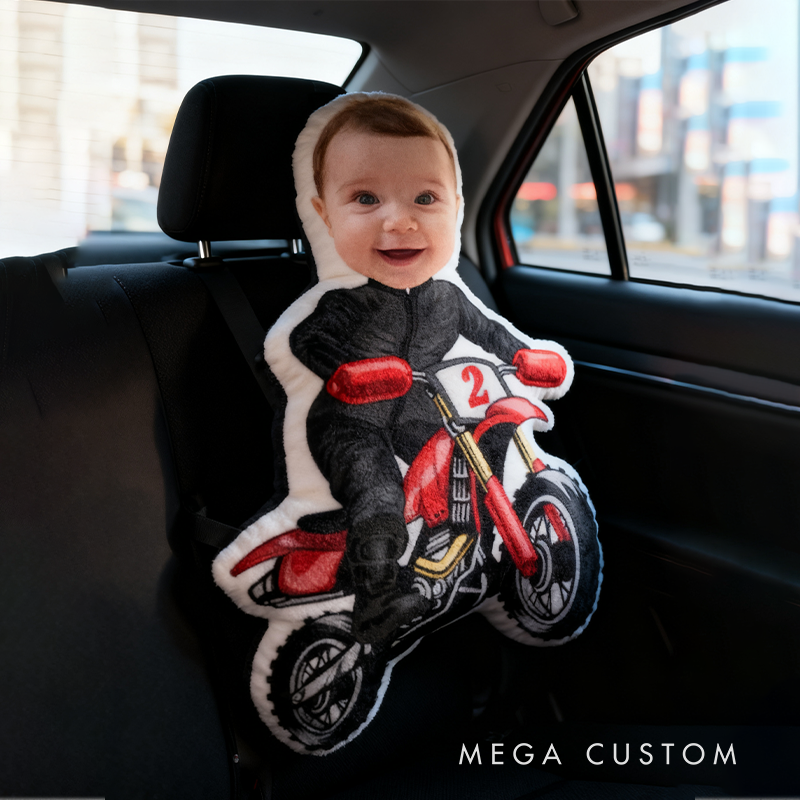 Personalized Racing Driver Pillow with Custom Photo Graphic 3D Print Pillow 