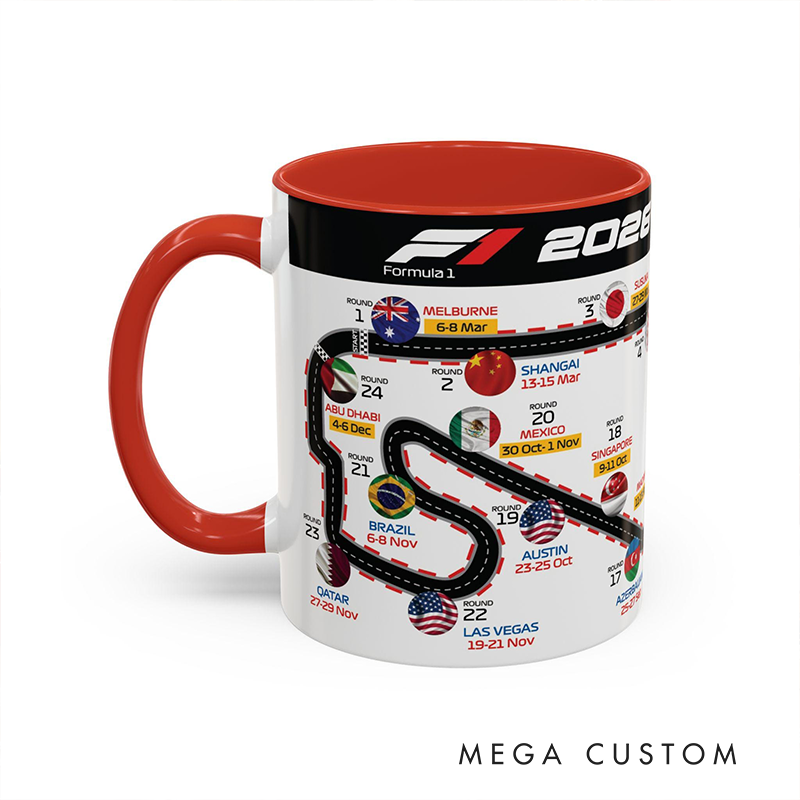 Personalized The Race Season 2026 Mug Racing Themed Mug Custom Racing Speed Lover Mug Xmas Gift 