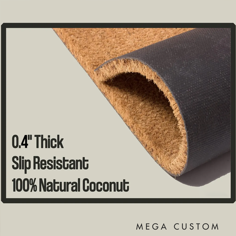 Personalized Checkered Flag Racing Doormat Funny Unique Welcome Mat