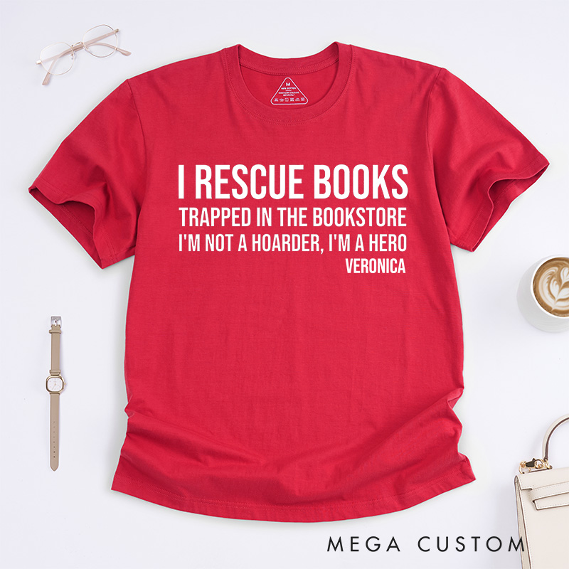 Personalized Book Lovers Classic T-Shirts Gift For Bookish Booksellers Gift Gift For Teachers Readers T-Shirt I Books Shirt Funny Shirt Teacher Shirt