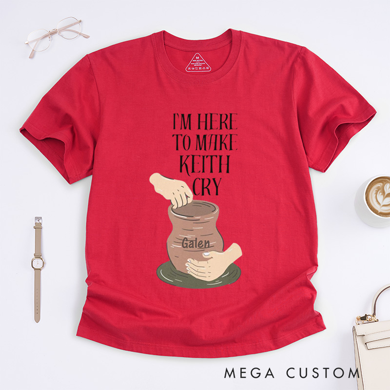 Personalized Ceramicist Top Clay Artist Classic T-Shirts Potter T-Shirt Unisex Tee Funny Saying