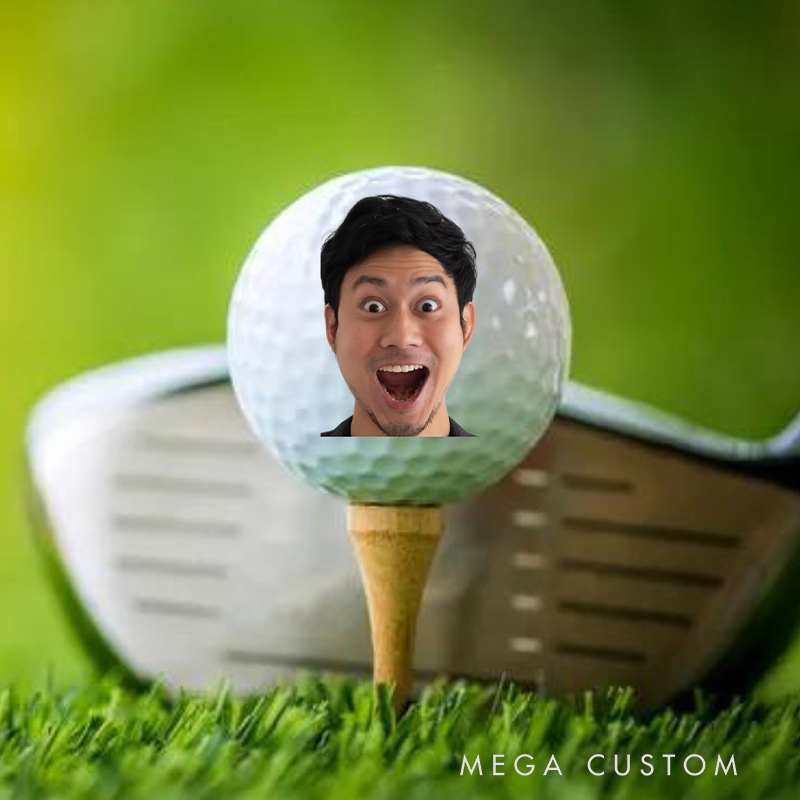 Personalized Golf Ball with Custom Image Gift for Golf Enthusiasts 