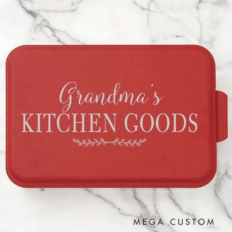 Personalized Life is Better with Cookie Baking Pan with Lid Aluminum Loved Baked into Bakeware for Baker Mom Gift Baking Lover Gifts