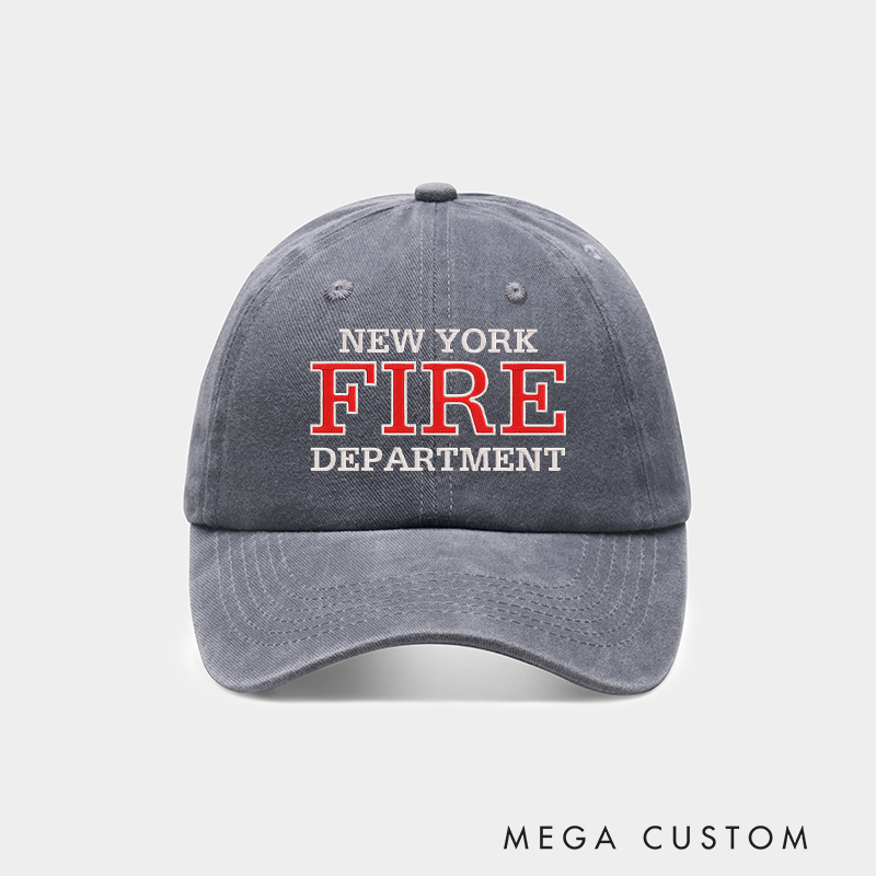 Personalized Firefighter Cap Embroidered Baseball Cap with Custom Firefighter Cap Design Thoughtful Gift for Firefighters