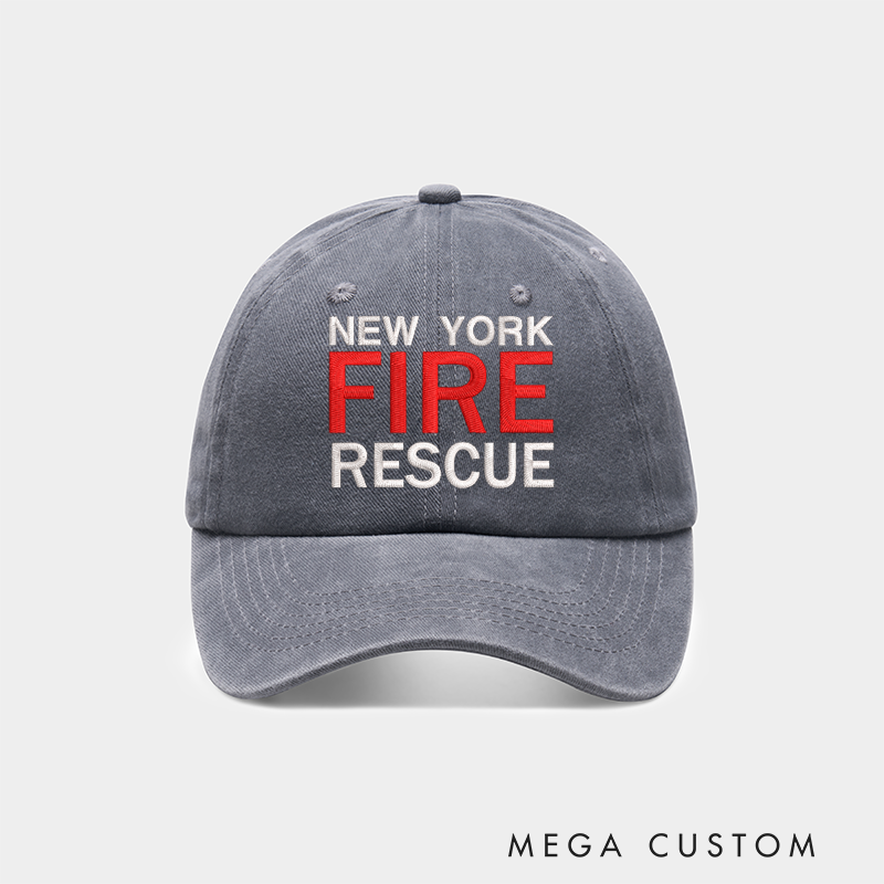 Personalized Firefighter Cap Embroidered Baseball Cap with Custom Firefighter Cap Design Thoughtful Gift for Firefighters