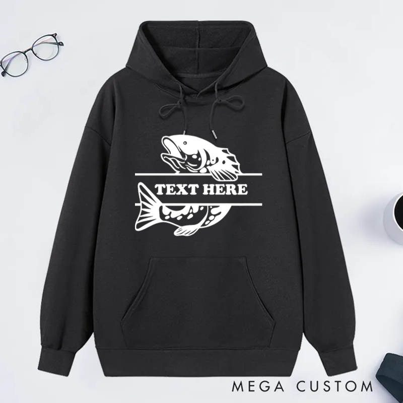 Personalized Fishing Hoodie Fishing Sweatshirt Fishing Gifts Comfortable and Warm Perfect for Fishing Trips Outdoor Adventures and Gifts