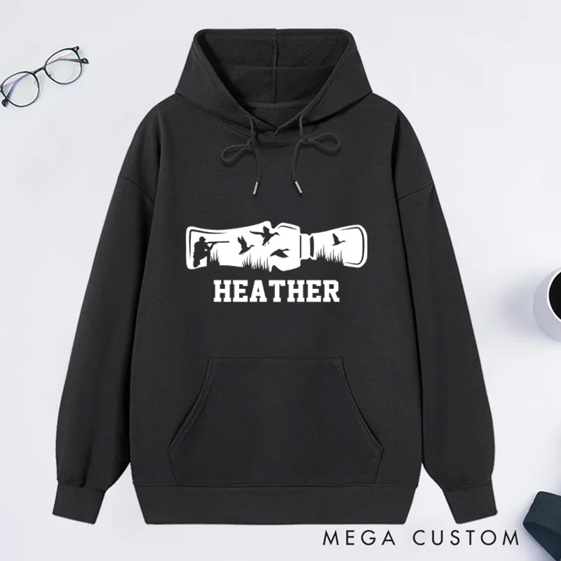 Personalized Duck Hunting Sweatshirt Duck Hunter Sweatshirt Hunting Season Sweatshirt Adventure Duck Sweatshirt Hunting Lover Gift