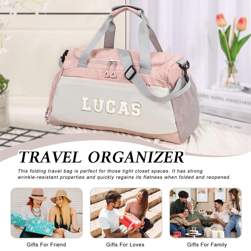 Personalized Name Duffel Large Bag Embroidered Travel Bag Monogrammed Yoga Duffle Bag Weekender Bag Gym Bag Hospital Bag Dance Bag Gift