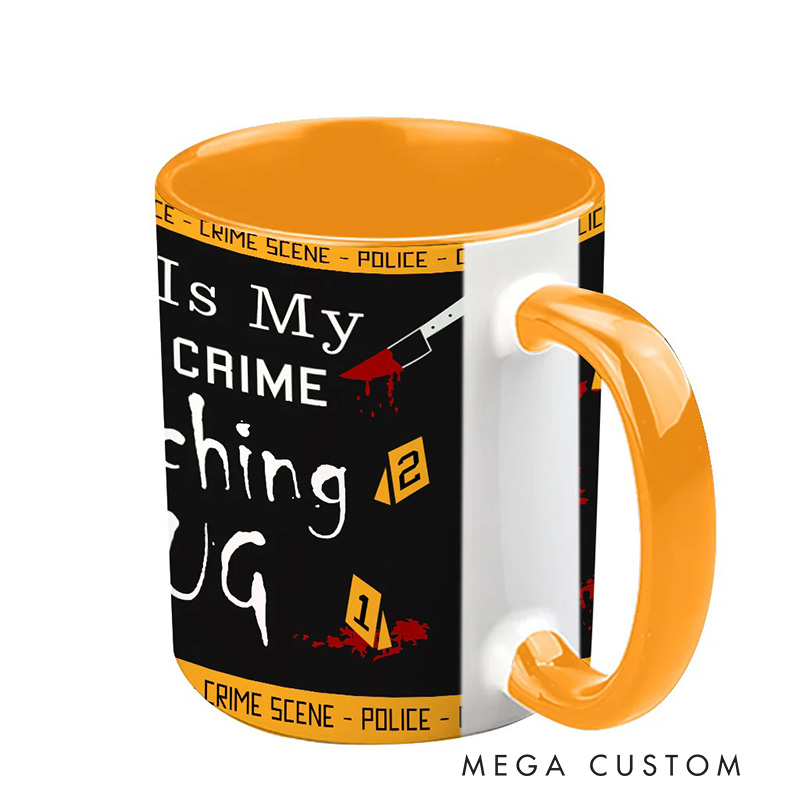 Personalized This Is My True Crime Watching Mug TV Show Mug Movie Lover Gift for Friend Birthday Gift