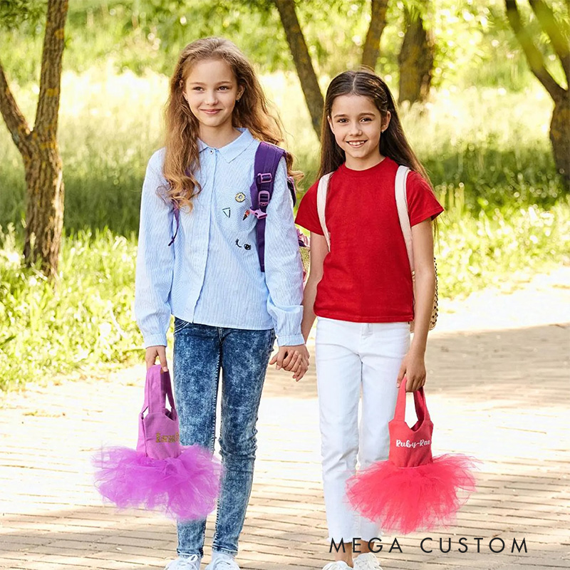 Personalized Mini Tutu Tote Bag with Name Perfect Birthday Gift for Ballet Lovers and Girls