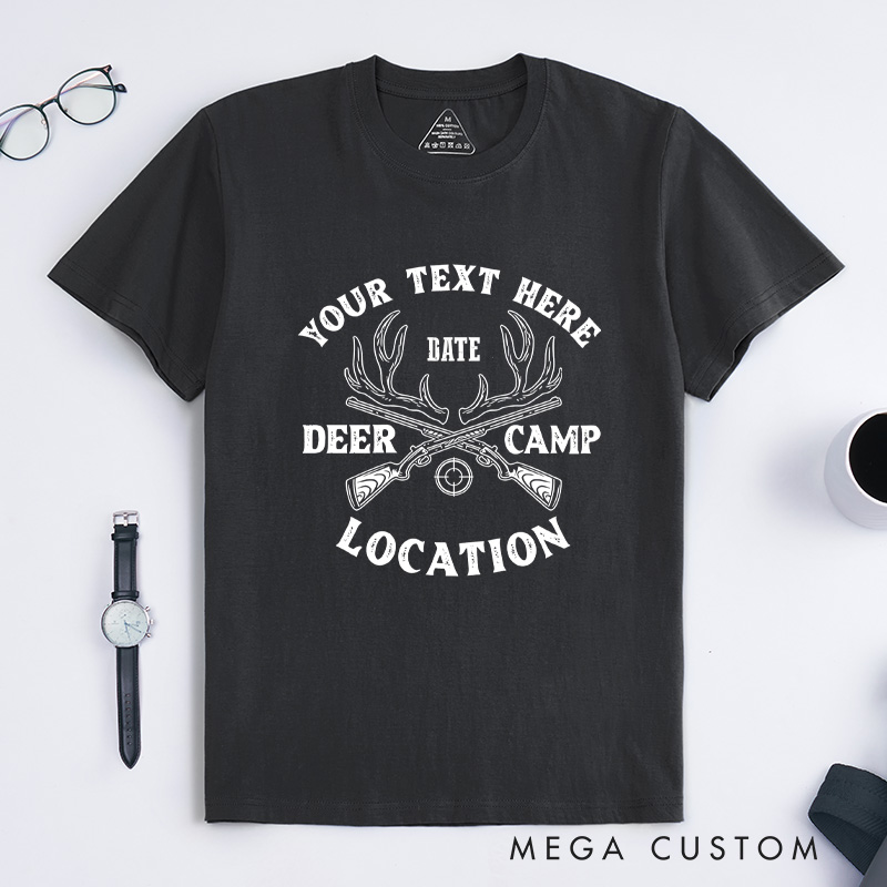 Personalized Hunting Shirt Deer Camp Shirt Deer Hunting Shirt Funny Hunting Shirt for Him Hunter Gift