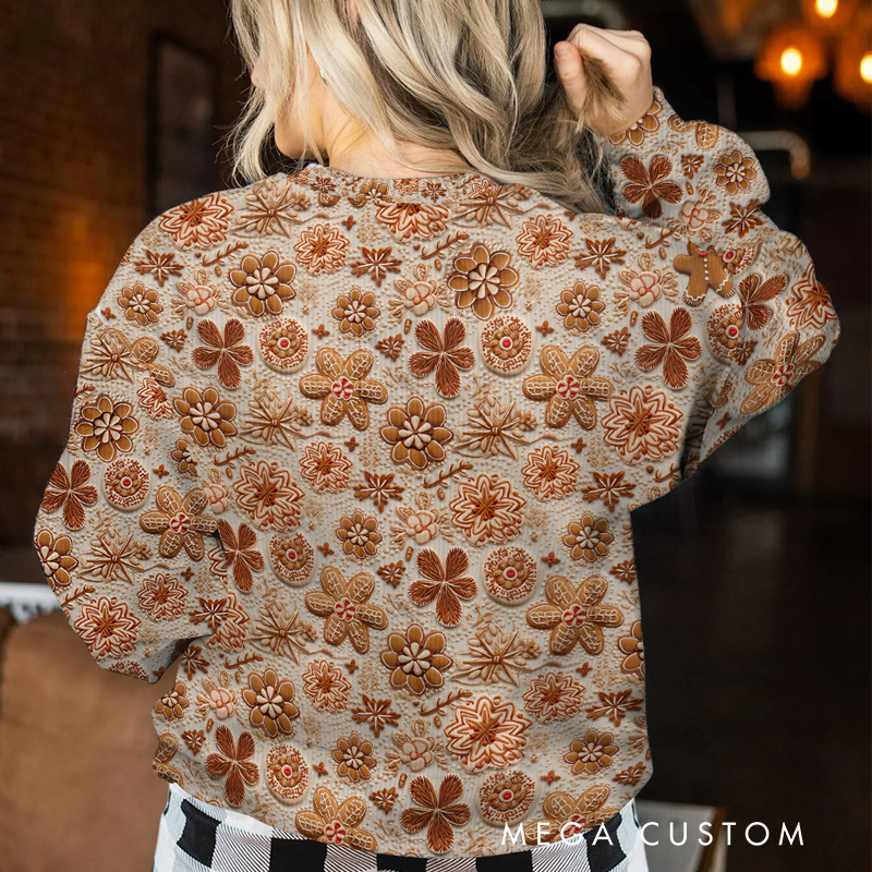 Personalized Grandma's Perfect Batch Ugly Sweater Baking Ugly Christmas Sweater for Kids Grandma Mom Adult