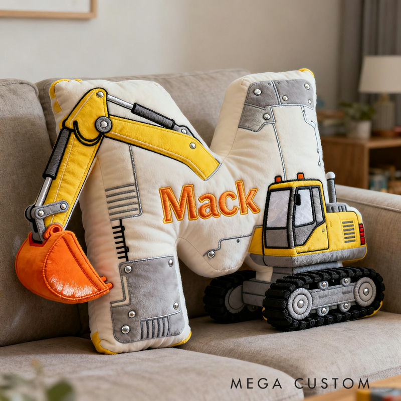 UniGift Personalisierte Bagger-Spardose – Keramik, 9.5x8 Cm, Mit Name/Nachricht, Geschenk Für Bauarbeiter & Kinder