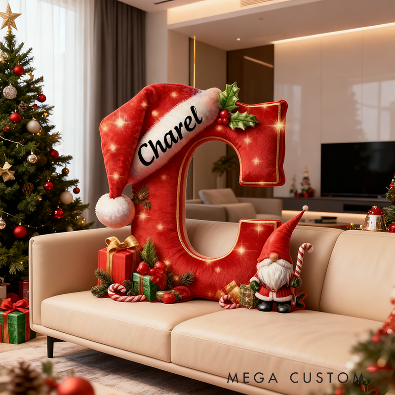 Personalized Colorful 26 Letters Pillow Personalized Alphabet Decor for Tree and Home