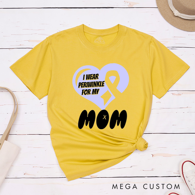 Personalized I Wear Periwinkle For My Esophageal T-Shirt