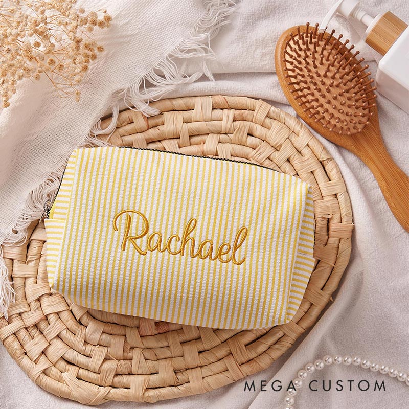 Personalized Monogrammed Toiletry Bag Makeup bag Travel Makeup Bag Large Capacity Storage Bag for Travel Lovers